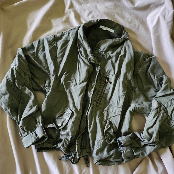 Young Fabulous & Broke Young Fabulous Broke Clara Utility Bomber Jacket Zip Up - Picture 2 of 6